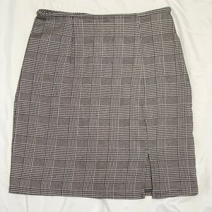 Plaid Mini Skirt